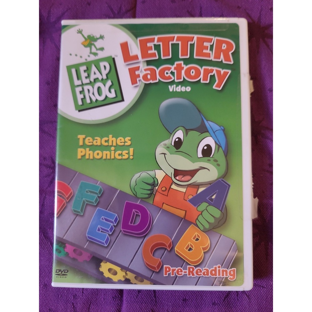 Leap Frog Letter Factory Video Pre-reading DVD Teaches Phonics